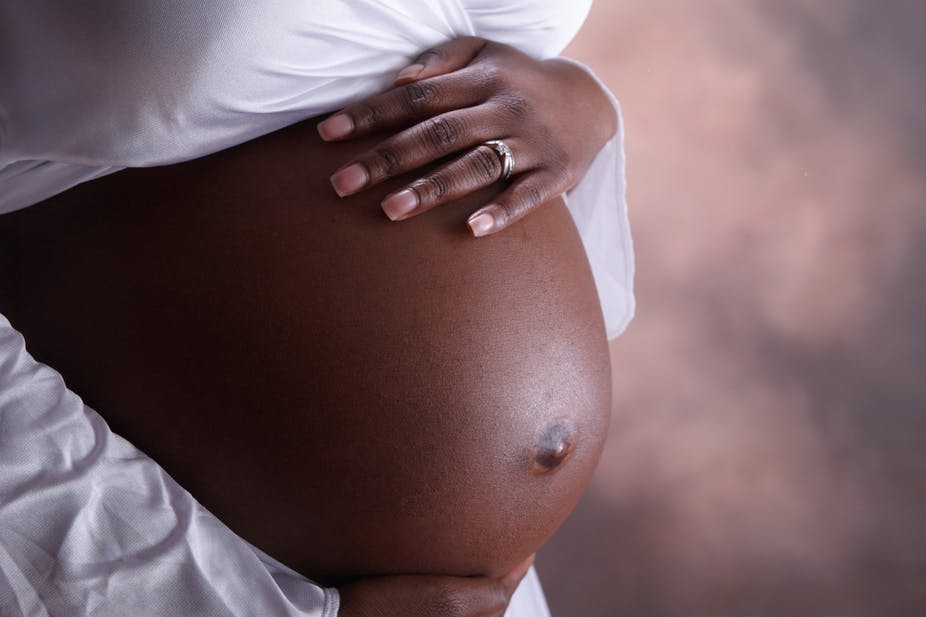 pregnant-woman-showing-pregnancy-at-abortion-clinic-Namibia