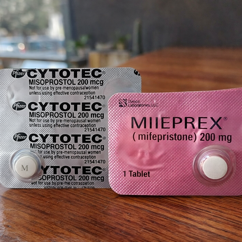 Mifepristone and Misoprostol tablets used for medical abortion